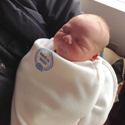 Matthias all wrapped up